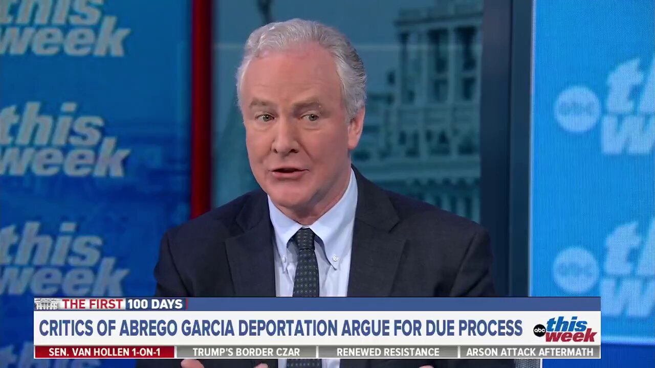 April 20, 2025 - Sen. Chris Van Hollen on Abrego Garcia Case & The Constitution