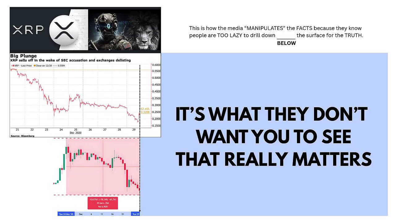 IT'S WHAT THEY DON'T WANT YOU TO SEE THAT REALLY MATTERS