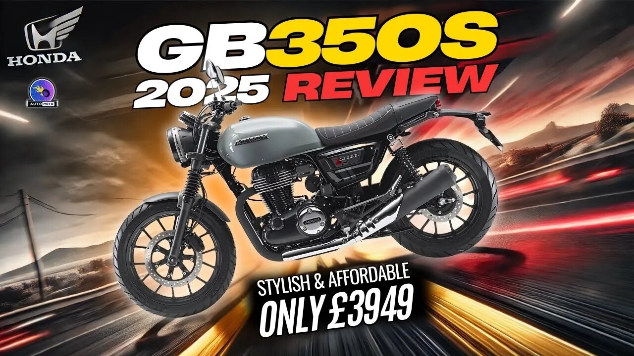 Honda GB350S 2025 Review | Stylish, Powerful & Affordable Retro Bike at £3949! @AutoMotoc ​