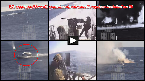 Russian patrol boats destroy Ukrainian unmanned naval vessels