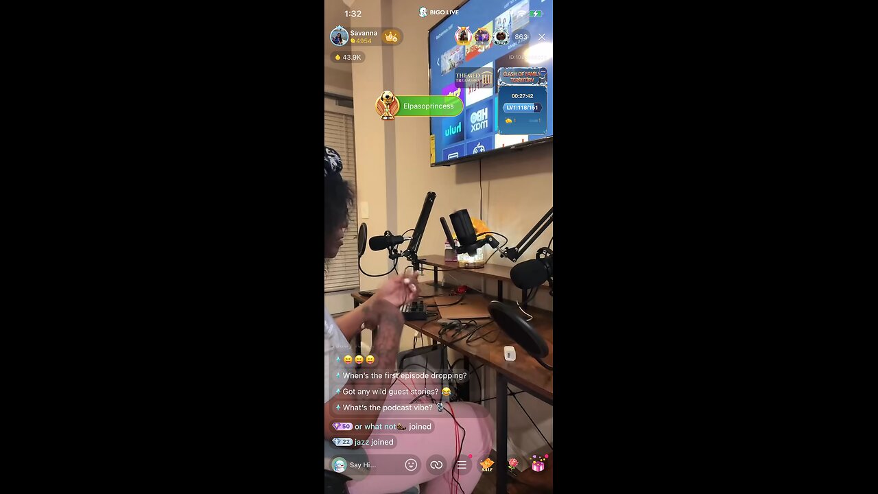 Savannah POD cast set up 👀 coming near you