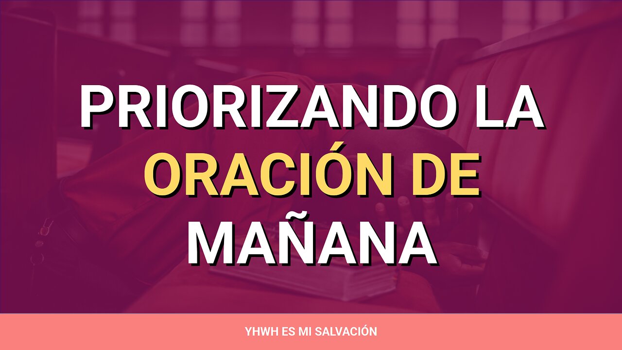 🛐 ️Priorizando la oración de mañana | Marcos 1:35-39