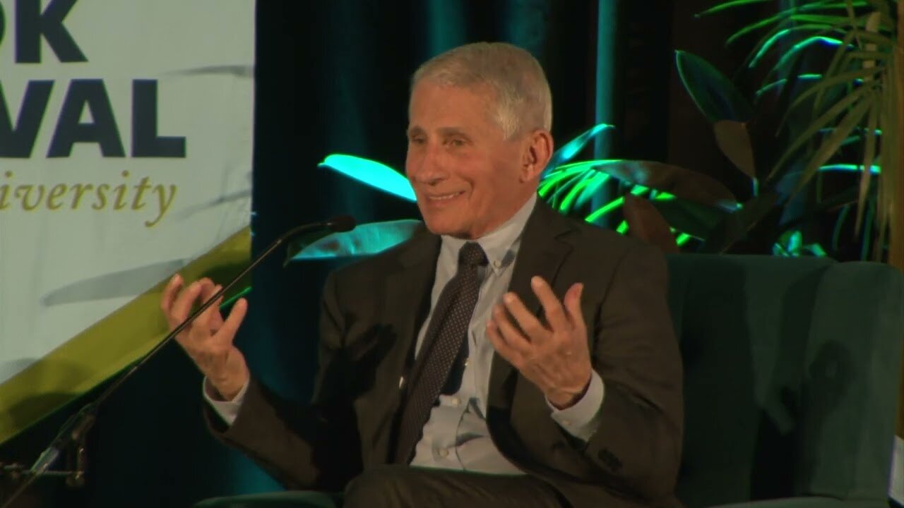 March 29, 2025 Anthony Fauci in conversation with Walter Isaacson at the New Orleans Book Festival