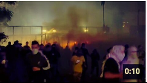"US Embassy Grounds in Lebanon Ignited by Protesters"
