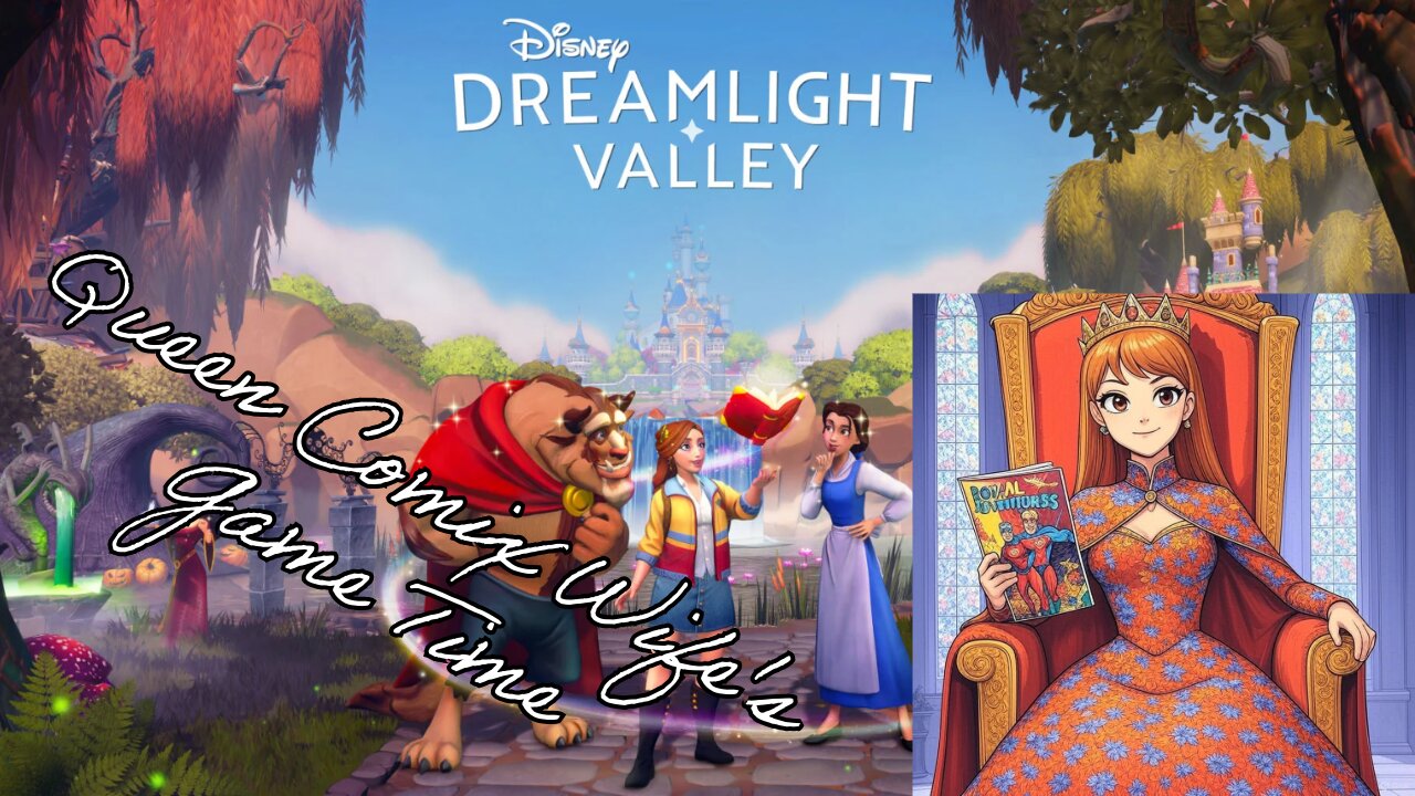 Royal Game Time: Chilling and playing Disney Dreamlight Valley and Fall Guys!