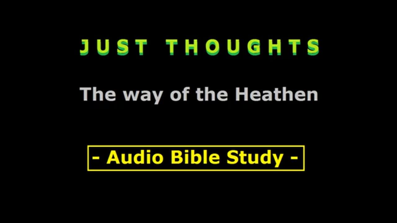 Just Thoughts - The way of the Heathen (2015) Retro