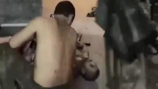Drunk Russian Soldiers Shoot Eachother in Barracks