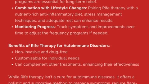 Empowering Relief: How Rife Technology Supports Autoimmune Health