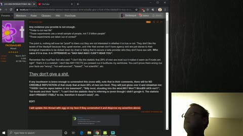 FACEandLMS discovers BREAKING NEWS that nobody cares about INCELS spewing the BL