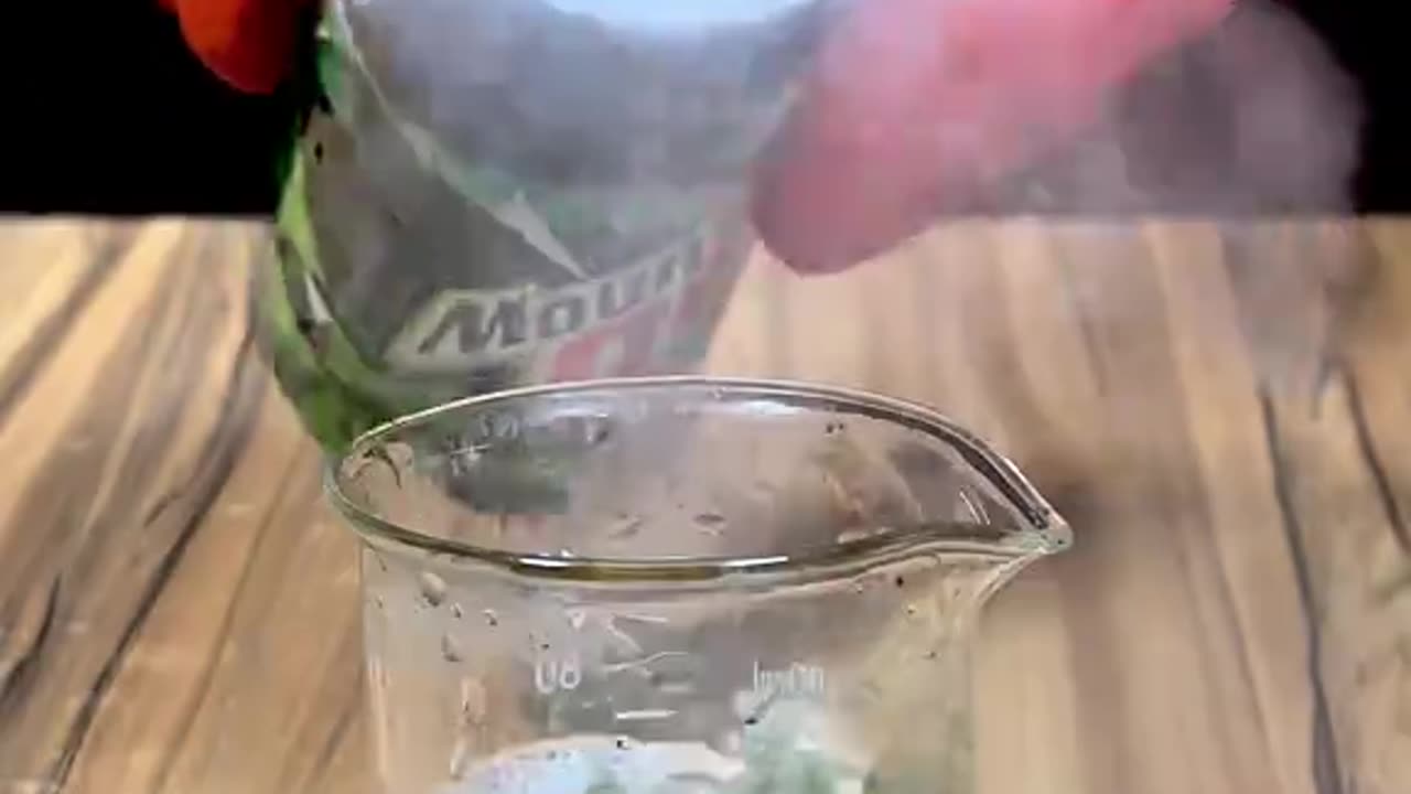 Red Hot metal Ball Vs Mountain Dew
