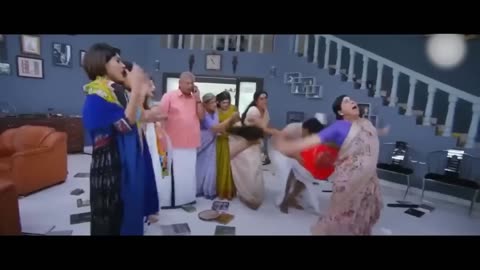 Raghava Lawrence Beating Kovai Sarala Non Stop Comedy Scene __ Telugu Movie Scenes _