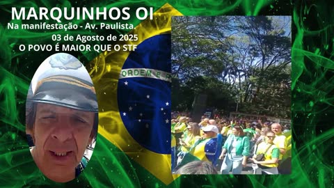 MARQUINHOS 03/08/25 MANIFESTAÇÃO NA AV. PAULISTA