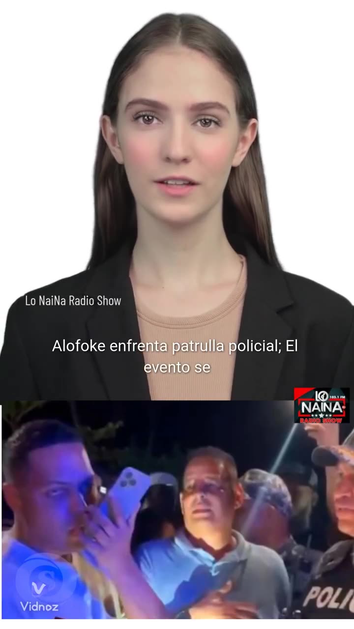 Alofoke enfrenta patrulla policial