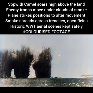 British Sopwith Camel Strikes Western Front 1917