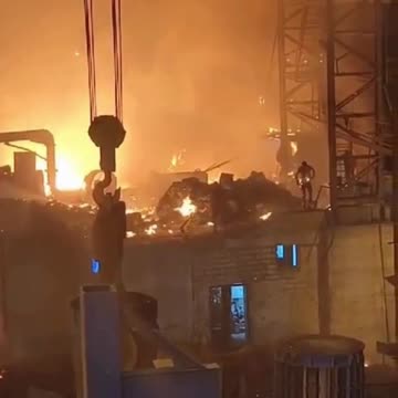 Rescues During Aftermath of an Airstrike on Russian Munitions Plant