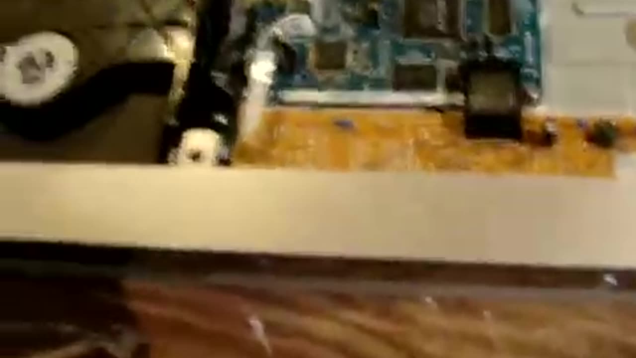 Dvd player smashed