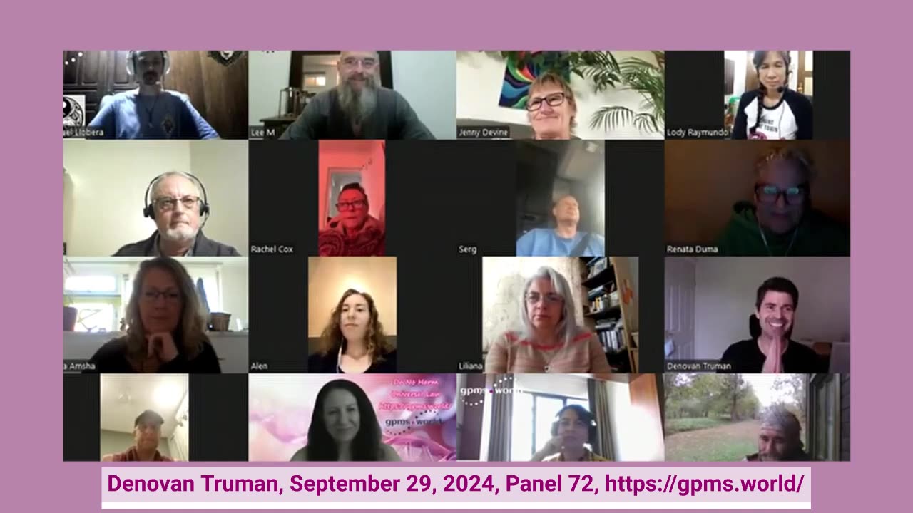 Denovan Truman, September 29, 2024, GPMS.WORLD Panel 72 (2)
