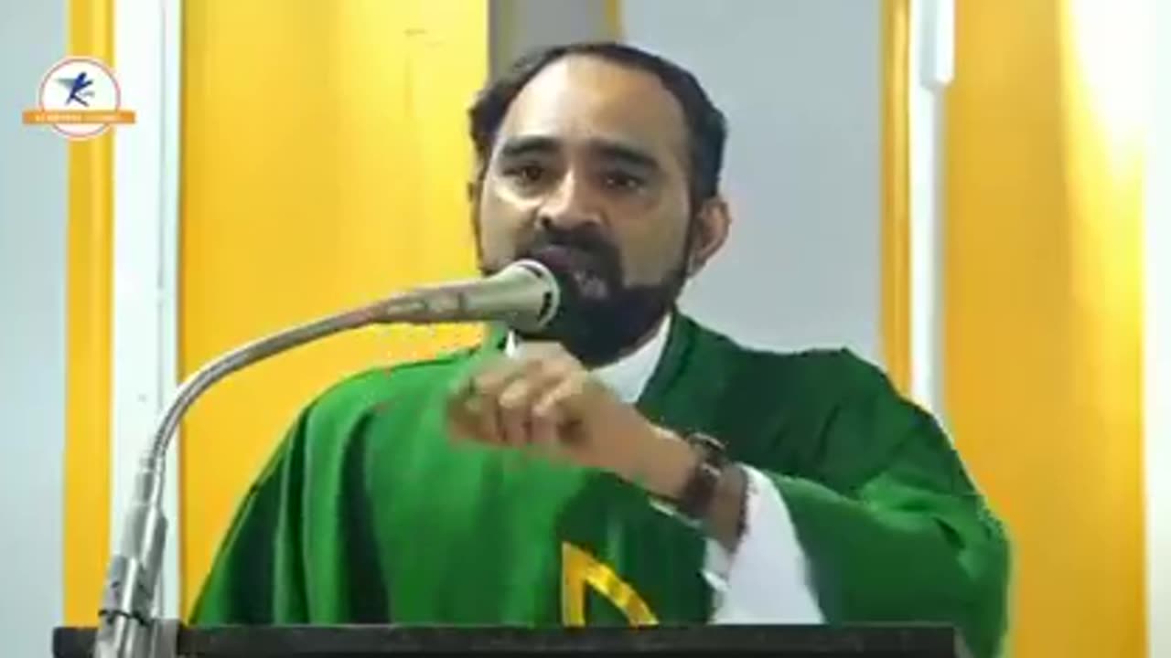 The Priest giving Sermon