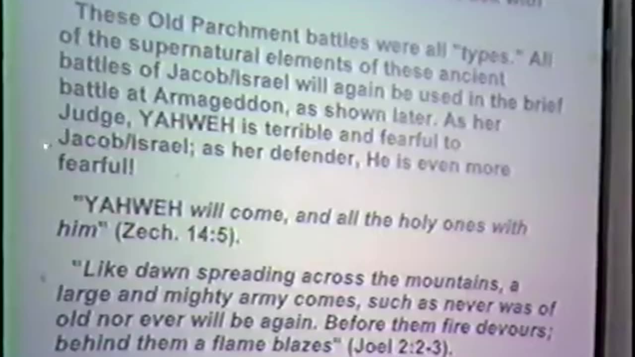 James Wickstrom - Fire from YAHWEH - January 19, 2008