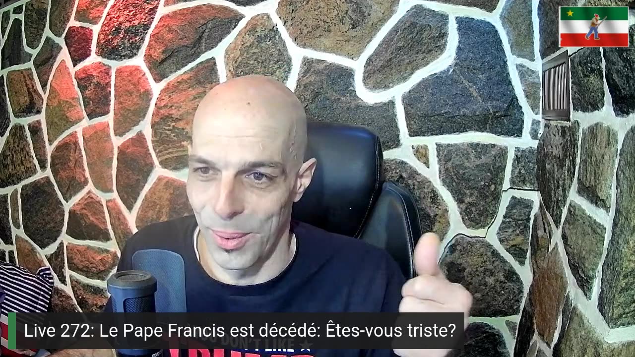 Live 272: Le Pape Francis est décédé: Êtes-vous triste?