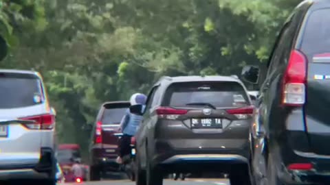 Car Pulling Out from the Parking Spot