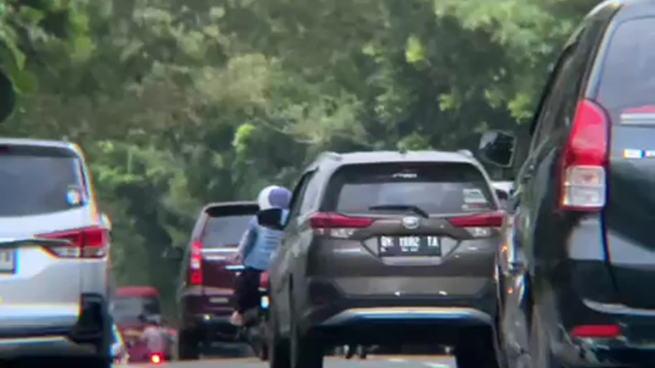 Car Pulling Out from the Parking Spot