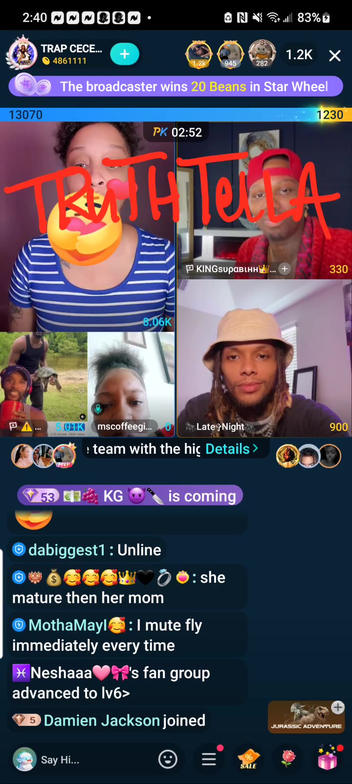 TRAP CECE SATURDAY MORNING LIVE GOING IN