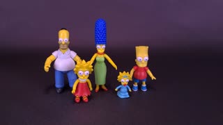 Jakks Pacific The Simpsons Marge and Maggie Simpson Figure Set