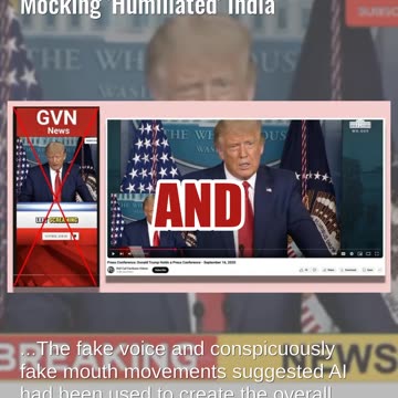 Fact Check: FAKE Video Shows Trump Praising Pakistan's Air Force, Mocking 'Humiliated' India