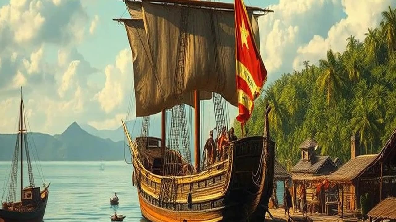 رحلة دي تريانو: أسرار الكاريبي ️ #الكاريبي #استكشاف #رودريغو