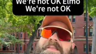 Oh no the world broke Elmo
