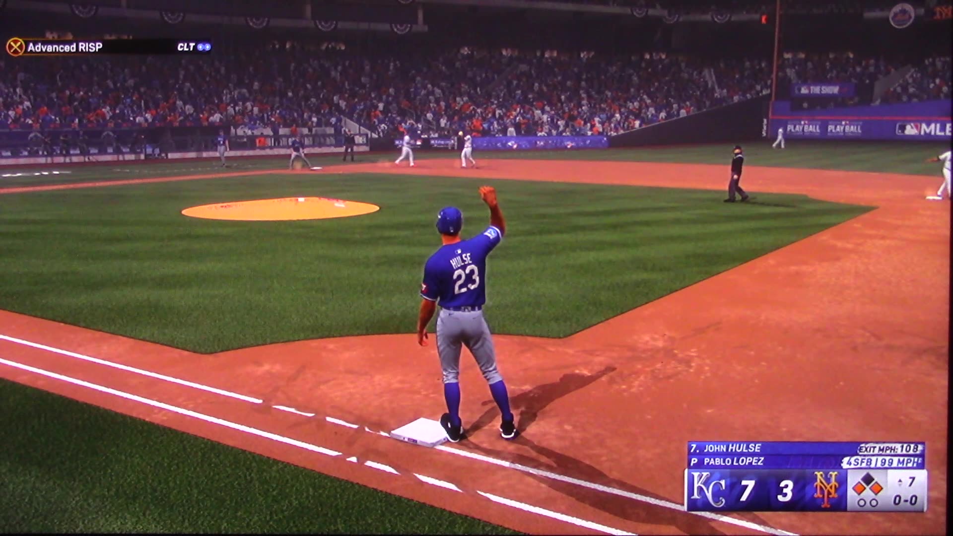 MLB The Show: Kansas City Royals vs New York Mets (S22 World Series G3)