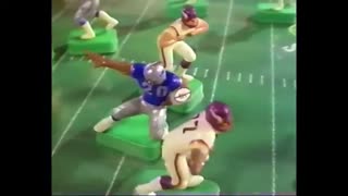 December 7, 1996 - Promo for Vikings-Lions Sunday Night Game (Electric Football)