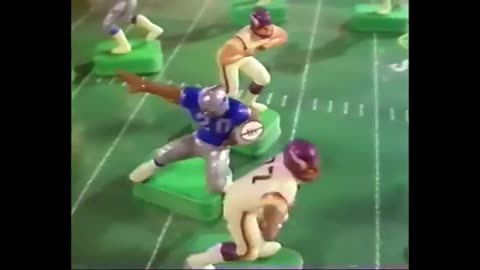 December 7, 1996 - Promo for Vikings-Lions Sunday Night Game (Electric Football)