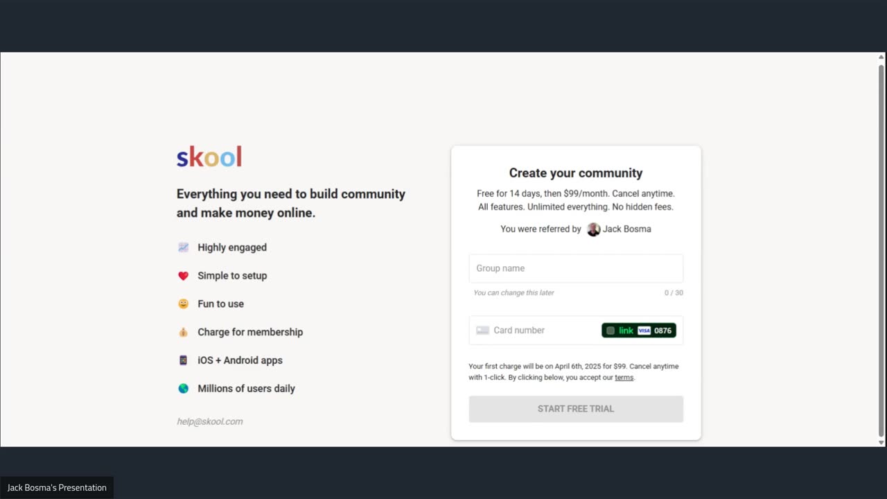 The Skool Referral Link