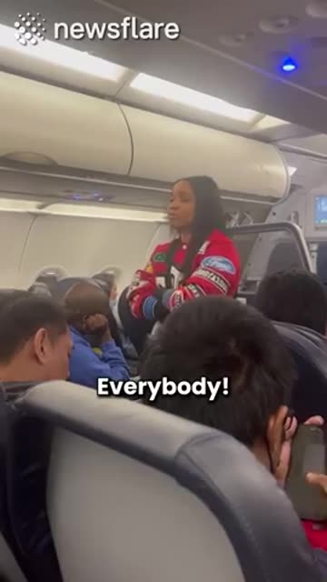 Drunk Girl Refuses To Leave Flight
