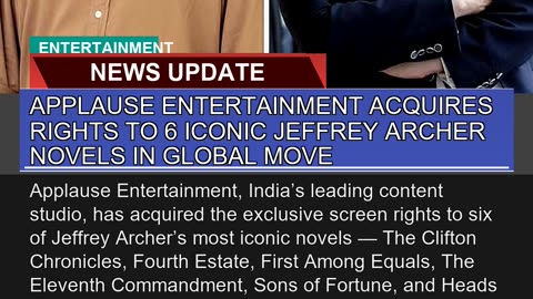 Applause Entertainment Acquires Rights to Iconic
