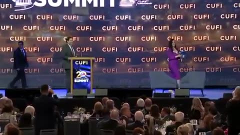 " Christians United For Israel" CUFI Summit. CUFI or KUFI or(كوفي) and it is not a coincidence.