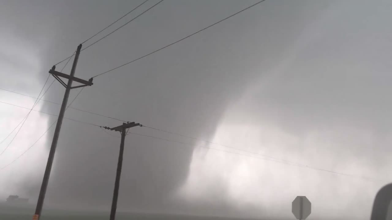 INSANE #tornado intercept and search and rescue east of Jamestown, North Dakota