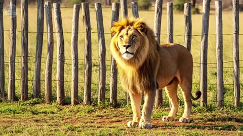 A male lion gave his cub to a man, when they knew the reason, everyone was shocked.