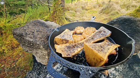 Beef Bone Marrow Garlic Bread cooked from scratch in Nature. Surprise Everyone