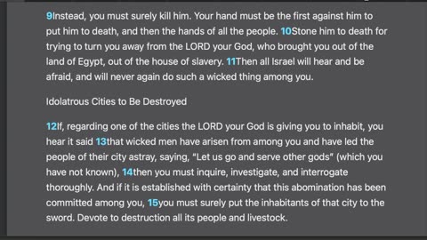 Deuteronomy 13-14