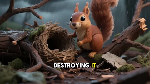 The Brave Little Squirrel | Long English Moral Story