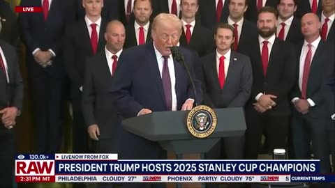 President Trump hosts the 2025 Stanley Cup champions
