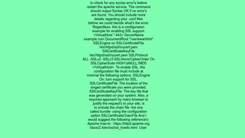 Apache2 SSL Certificate error