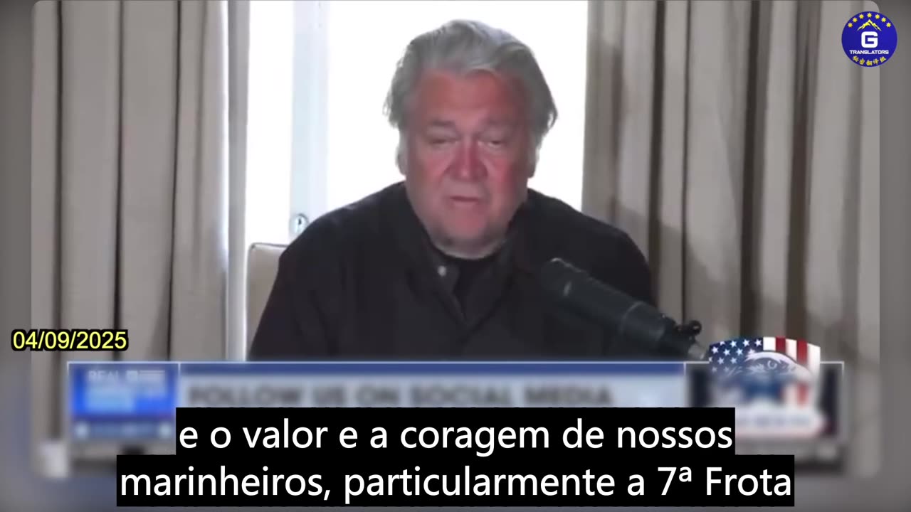 【PT】Bannon: Devemos evitar a guerra cinética com o PCCh