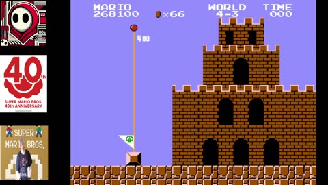 Super Mario Bros. NES original game 40TH Anniversary