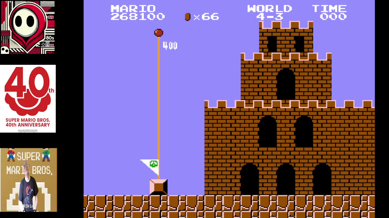 Super Mario Bros. NES original game 40TH Anniversary