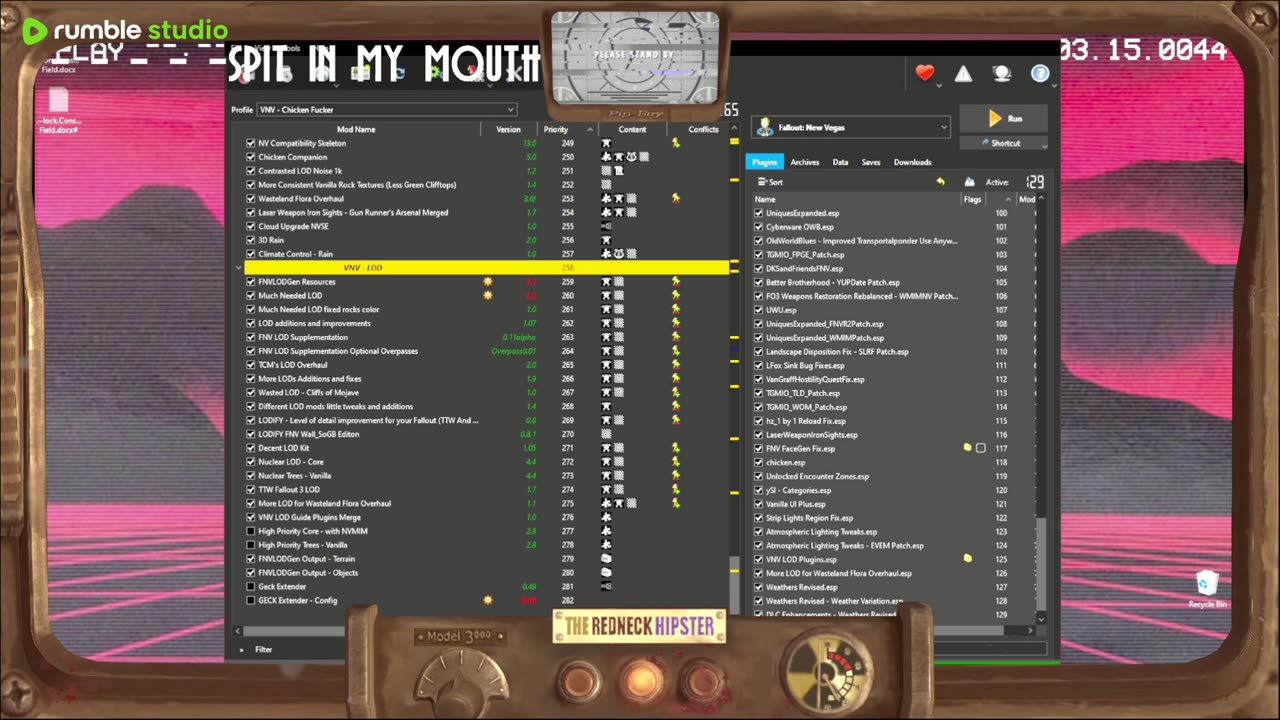 Live: From New Vegas! - 8/22/2025 - I should really be writing