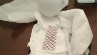 Experiment shows graphene in sanitary product can power lightbulb.